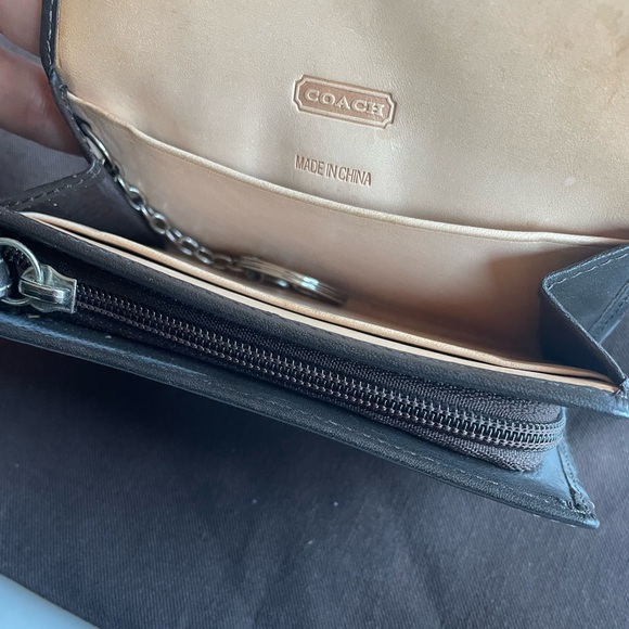 Coach Hamptons Mini Wallet, Classic Brown, Leather & Signature Canvas - Picture 5 of 9